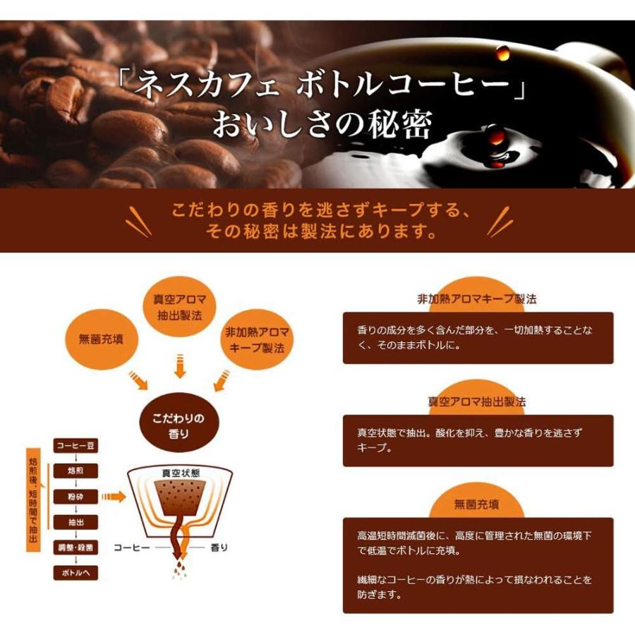 ネスレ　ネスカフェ　エクセラ　ボトルコーヒー　甘さひかえめ　９００ｍｌ　ペットボトル　１ケース（１２本）｜tanomail｜05