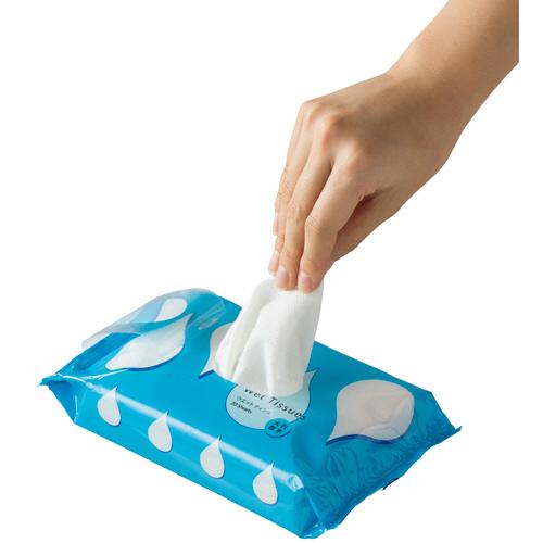 ＴＡＮＯＳＥＥ　ノンアルコール除菌ウエットティッシュ　大判・厚手タイプ　１セット（６００枚：２０枚&times;３０パック）