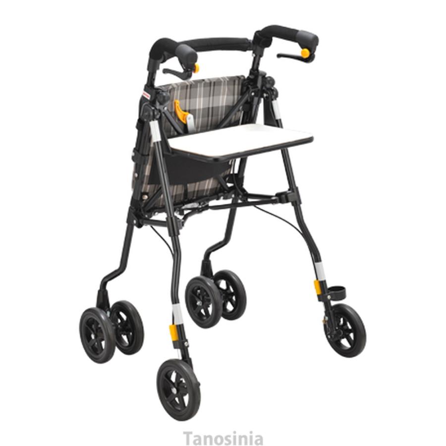 ヘルシーワン・ギャルソン ウィズワン k24-1 シルバーカー 歩行車 コンパクト 折りたたみ_2