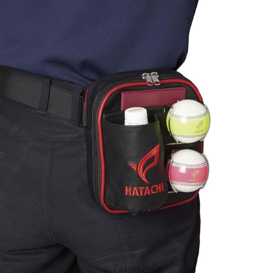 グラウンドゴルフ用品 ウエスト ポーチ バッグ 収納 HATACHI