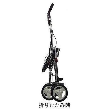 コンパクト シルバーカー アソシエ アルミ 軽量 折りたたみ キャスター