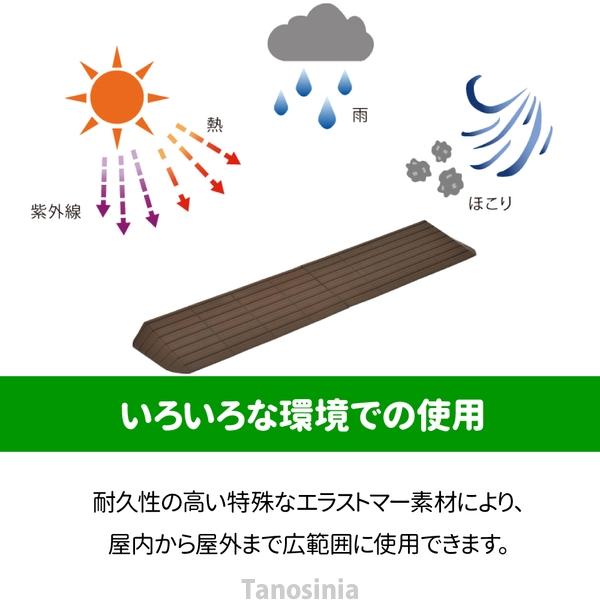 段差解消スロープ 5cm インタースロープ 幅76cm × 高さ5.0cm 奥行19cm