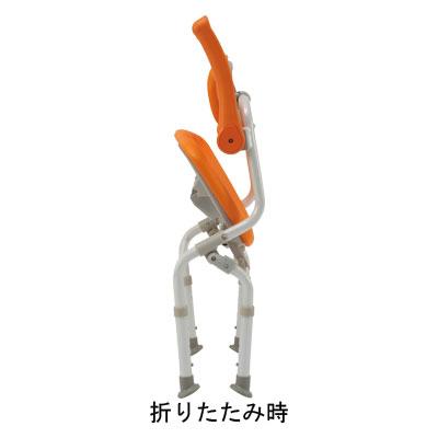 シャワーチェア ユクリア ワイドSPおりたたみN / PN-L41622 背付 折りたたみ 介護用品_3
