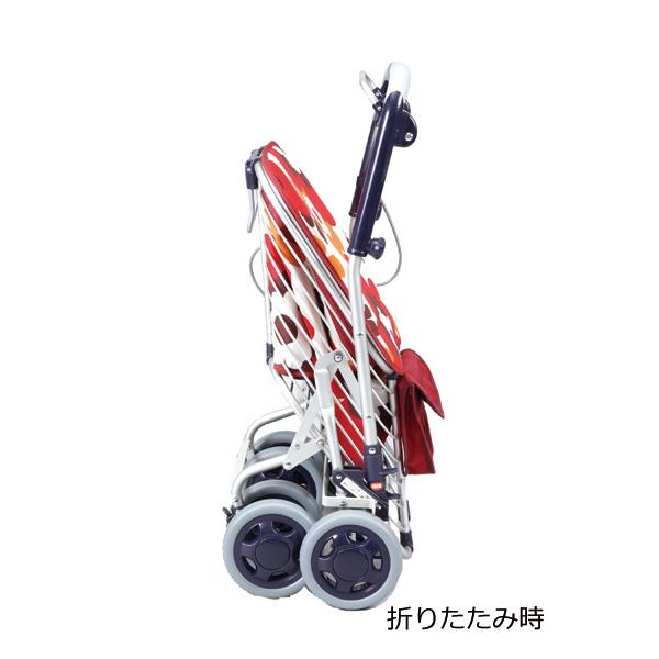 バッグ付アルミワイヤーカート スワレル ユーバ産業 折りたたみ