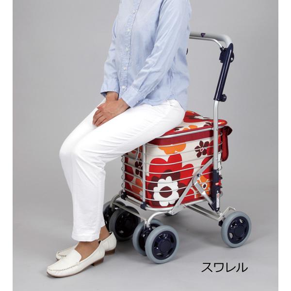 【値下げ】シルバーカー　折りたたみ式コンパクトワイヤー シルバーカー 手押し車 高齢者 座れる コンパクト 歩行器 SGマーク
