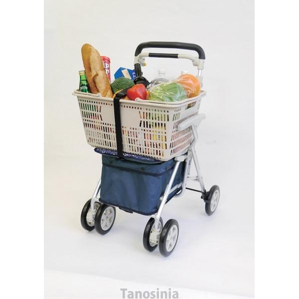ヘルスバッグMB HBMB-FNB 花柄紺 シルバーカー 介護用品_2