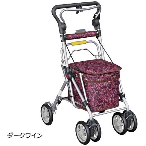 【新品未使用】【組立済】座れるシルバーカー 買い物カート 高齢者 介護 手押し車 スイートIII シルバーカー 買い物カゴ 座れる 折り畳み 須恵広工業