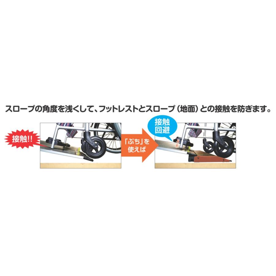 スロープ補助具 軽々スロープ ぷち 車椅子 介護用品 Ue 介護用品 健康スポーツタノシニア 通販 Yahoo ショッピング