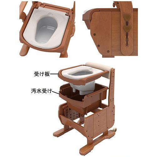家具調トイレセレクトR ひじかけはね上げ 533-871 ワイド幅 標準便座