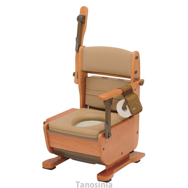 ウチエ ポータブルトイレ 木製 家具調 さわやかチェア 泉II 8253 