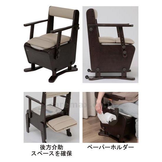 パナソニック  家具調トイレ　ベーシック PN-L23307 ポータブルトイレ 家具調トイレ 座楽 ベーシック ソフト便座タイプ PN
