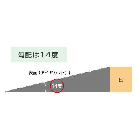 段差解消スロープ 高さ9.5〜10cm×幅70cm ダイヤスロープFRP 介護用品