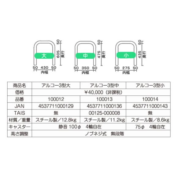 介護用品歩行器　アルコー3型大 楽天市場】歩行器 介護・アルコー3型 大人用 リハビリ 高齢者用 介護