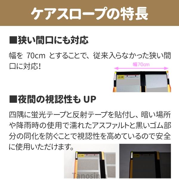 段差解消スロープ 段差スロープ 車椅子 スロープ 折りたたみ 1.2m ケア