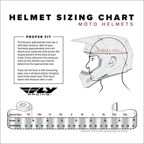 特売 Fly Racing 2022 Youth Kinetic Drift Helmet (青/木炭/白、青春中)