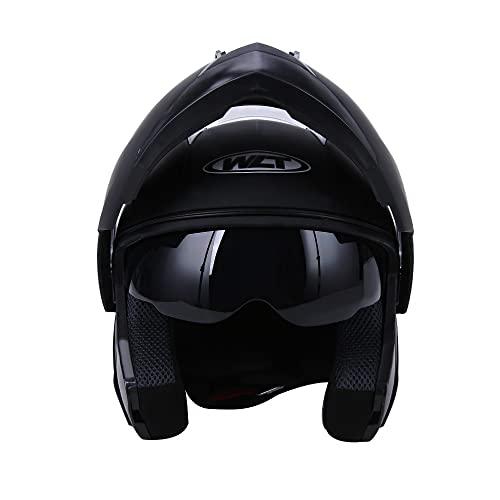 ブランド品専門 OUMURS DOT Motorcycle Full Face Helmet、Flip Up Dual Visor Helmet、Modular Motorcycle Helmet Adult、Sun Shield Lightweight Street Bike Drop Down