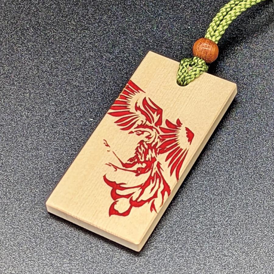 色入れ木札 60×30×5mm お祭り ネームプレート 欅 ヒバ オリジナル