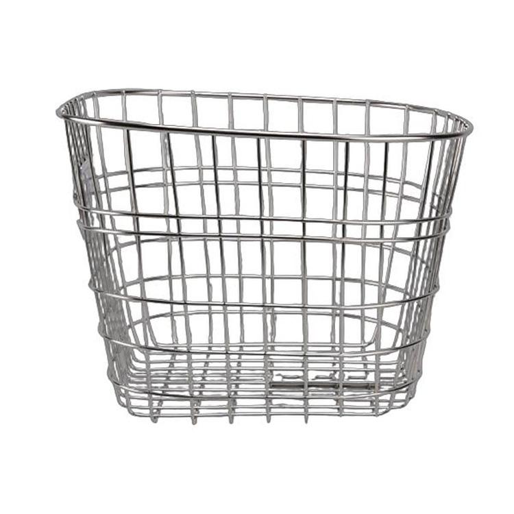 ステンレスバスケット SST-5302 軽快車、シティサイクル、ママチャリ用