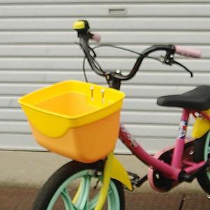 オレンジ 子供用自転車 前面バスケット付き Amazon | GerRiT 自転車