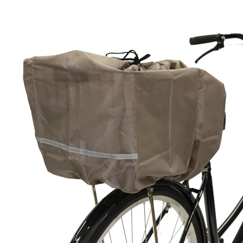 大きい荷物も入る巾着型 キアーロ 自転車 後ろかごカバー 安全