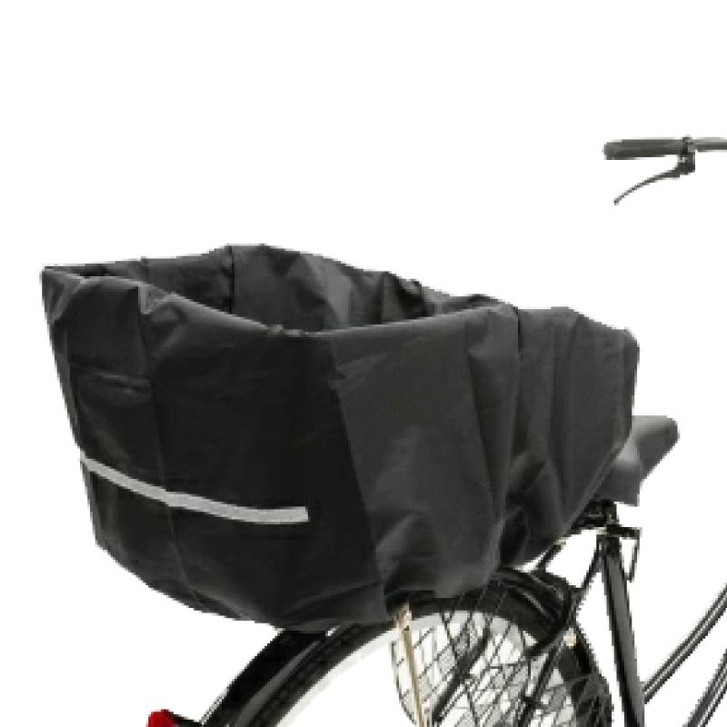 大きい荷物も入る巾着型 キアーロ 自転車 後ろかごカバー 安全