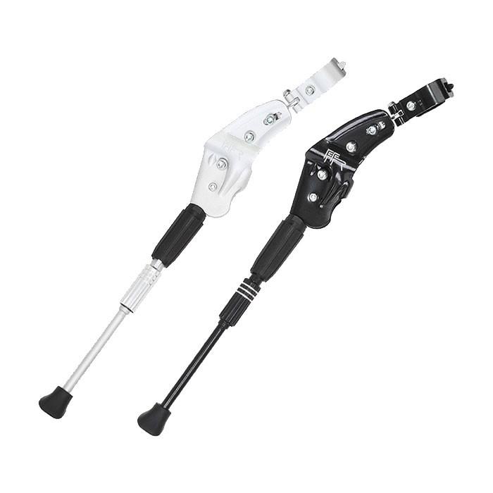 取付可変式アルミアジャスタブルスタンド CD-160X（シルバー、ブラック） 自転車用（スポーツ車向け）アジャスタブルスタンド 片足スタンド（1本スタンド） FF-R | 