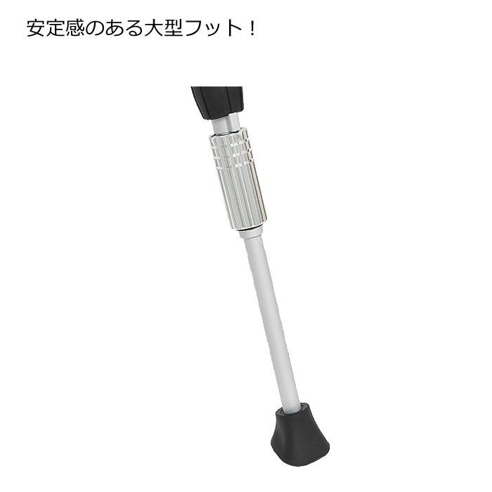 取付可変式アルミアジャスタブルスタンド CD-160X（シルバー、ブラック） 自転車用（スポーツ車向け）アジャスタブルスタンド 片足スタンド（1本スタンド） FF-R |  | 01