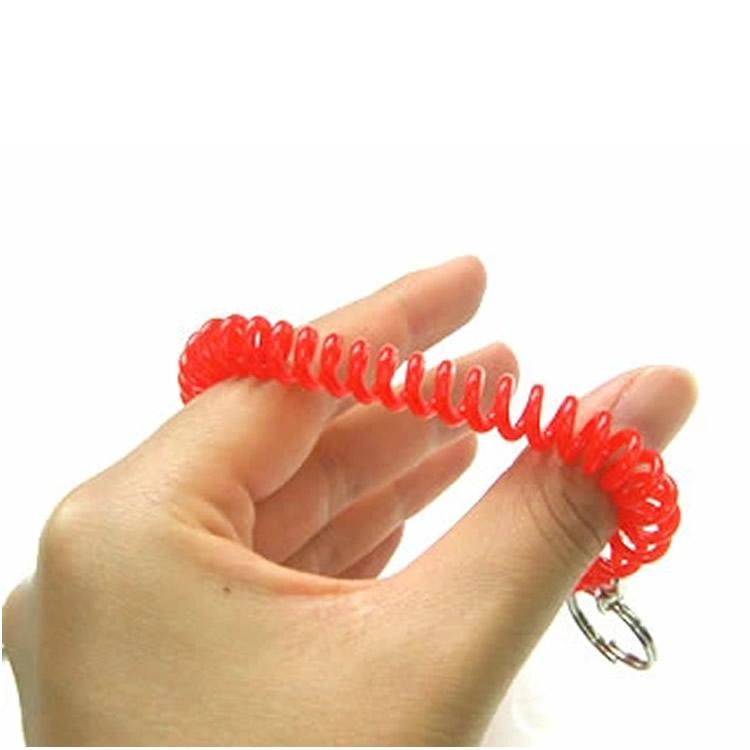 ［ゆうパケット］ブレスレットキーホルダー　KW-84　 ロッカーの鍵（ロッカーキー）を手首や腕につけてなくさない伸びるキーホルダー |  | 01