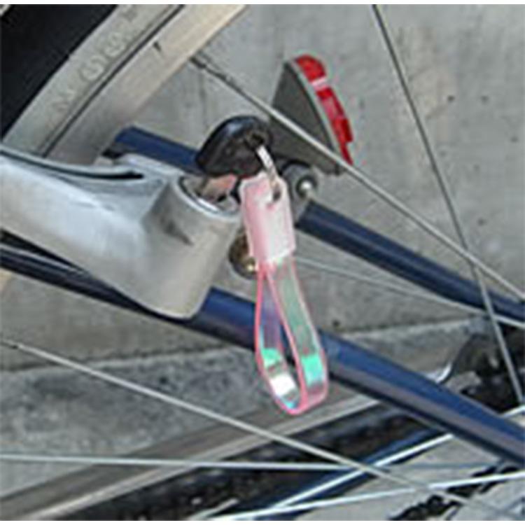 5個までゆうパケット〕 カラーランダム 自転車用 鈴付きキーホルダー