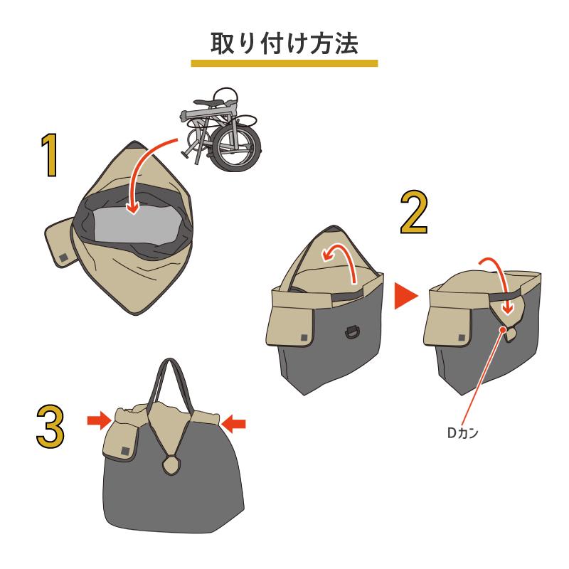 maruto 大久保製作所 ツアーバッグ かんたん収納 DAHONダホン Birdy