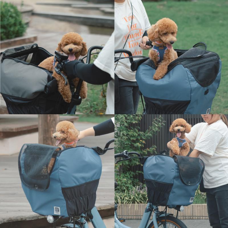 MARUTO ペットinカゴカバー 前カゴ用 犬 小型犬 ペットキャリー