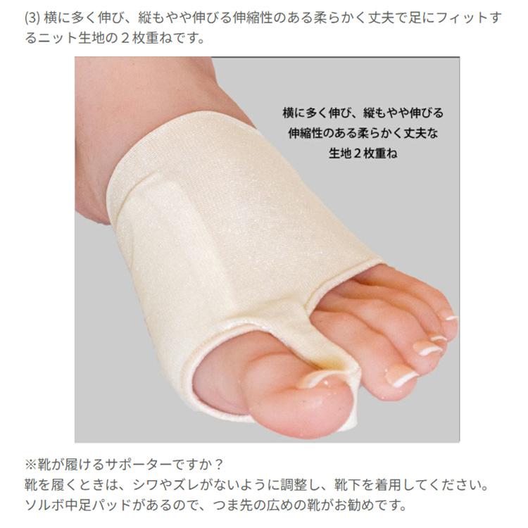 SORBOTHANE ソルボ 外反母趾サポーター 薄型 右足 左足 外反母趾 矯正