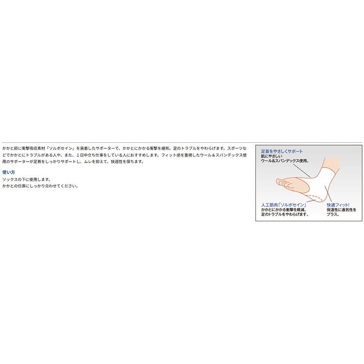 SORBOTHANE ソルボヒールサポーター 片足分 左右兼用 かかと