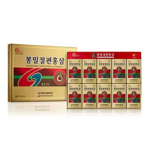 6年根高麗人参蜂蜜漬け 200g(20g×10箱) 蜂蜜切片紅参 紅参蜂蜜 6年根高麗人参蜂蜜漬け 200g(20g×10箱) 蜂蜜切片紅参 紅参蜂蜜
