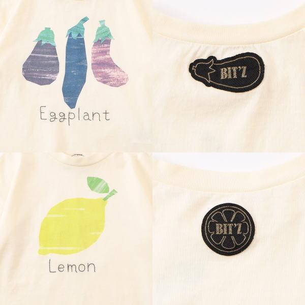 【セール/30%OFF】25'夏新作 BIT'Z ビッツ フルーツとベジタブル切り絵ptTシャツ b207025 半袖Tシャツ 半そで ベビー キッズ 子ども服 | BIT'Z | 02