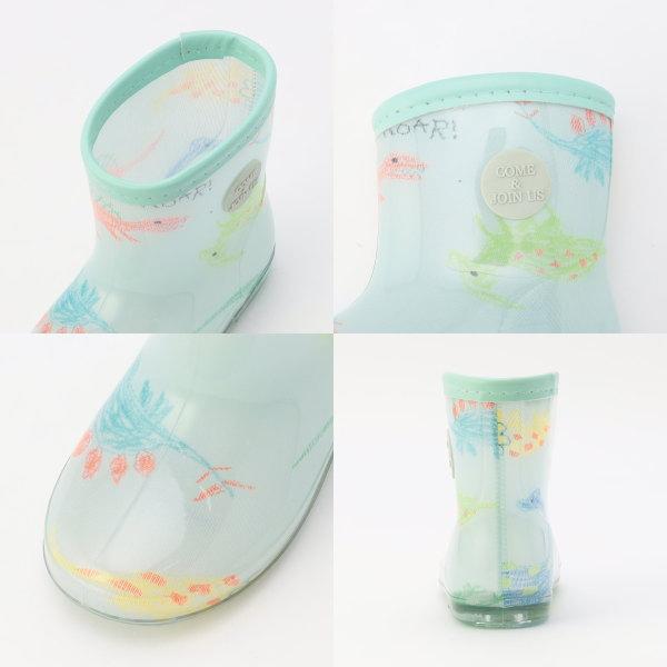 【セール/10%OFF】26'春新作 BIT'Z ビッツ クレヨンお絵描き恐竜柄レインブーツ B164016 レインシューズ 長靴 ベビー キッズ 子ども服 | BIT'Z | 01