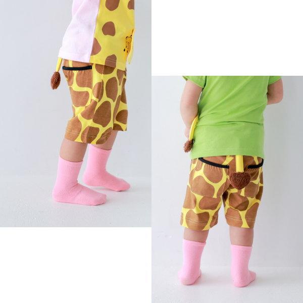 【セール/10%OFF】26'夏新作 CHEEK ROOM チークルーム きりんハーフパンツ 461035 男の子 女の子 ベビー キッズ 子供服 | CHEEK ROOM | 02
