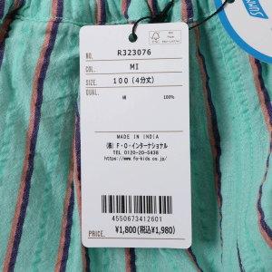 F.O.KIDS（エフオーキッズ） 26'夏新作 サマーエール先染めサッカー