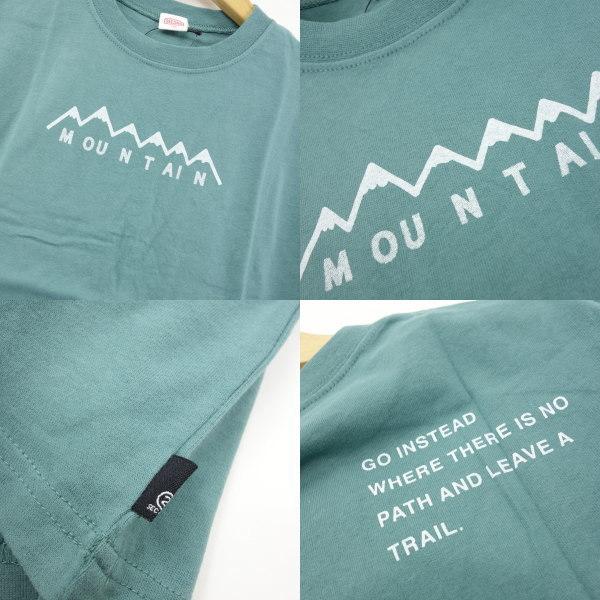 【セール30%OFF】21'夏新作 JEANS-b ジーンズベー MOUNTAIN柄BIG半そでTシャツ 子供服 ジュニアJr | Jeans-b 2nd | 01