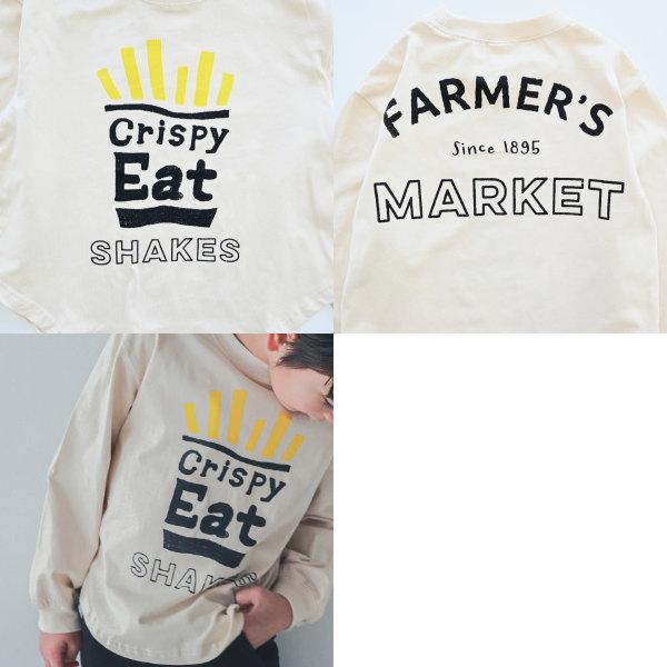 【セール/30%OFF】25'秋新作 SECOND セカンド CrispyEatポテトロンT 850264 長袖Tシャツ 長そで キッズ 子ども服 ジュニアJr | Jeans-b 2nd | 04