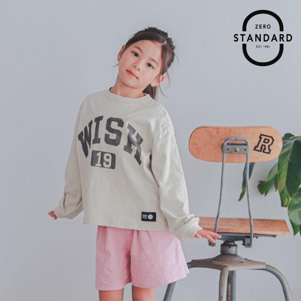 26'春新作 ZERO STANDARD ゼロスタンダード WISHロゴロンT 160202 長袖Tシャツ 長そで キッズ 子ども服 ジュニアJr | Jeans-b