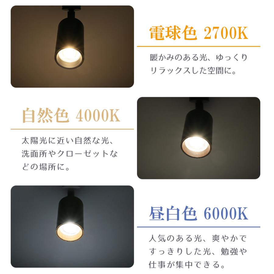 ずず　LEDスポットライト 4個セット　電球色　ライティングレール用 4個セット】スポットライト ダクトレール用スポットライト LED一体型