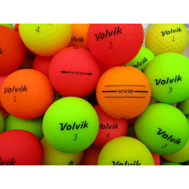 75円 コンビニ受取対応商品 ｉクラス ボルビック Volvik Vividシリーズ マットカラーいろいろ 1球 ロゴマーク入り ロストボール バラ売り 中古
