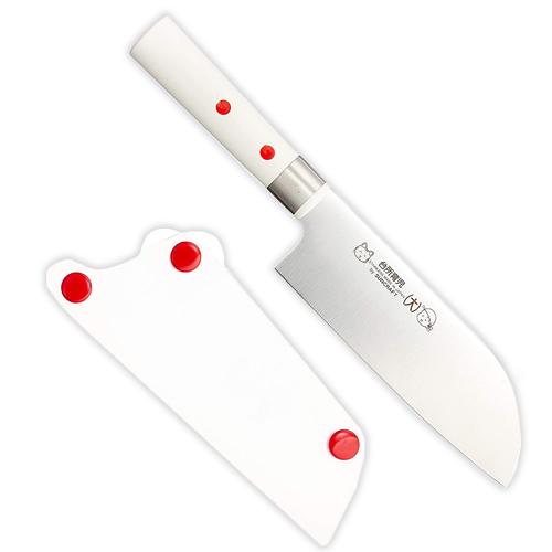 あすつく メール便送料無料 サンクラフト 満点の 子供用包丁 大 子どものための調理道具 台所育児 Di 53 カバー付