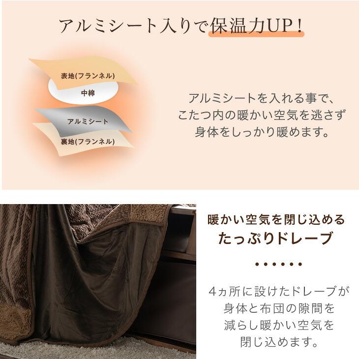 タンスのゲン 11日+4% こたつ 長方形 90×75 こたつセット ダイニング