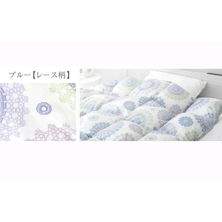 タンスのゲン 11日+5% 羽毛布団 ダブル 洗える 羽毛ふとん ホワイト