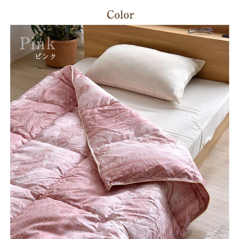 St.Andrews 掛け布団 羽毛（ダウン） ピンク 紫 グレー 西川 nisikawa 羽毛布団 ダウン90% グースダウン 150×210cm