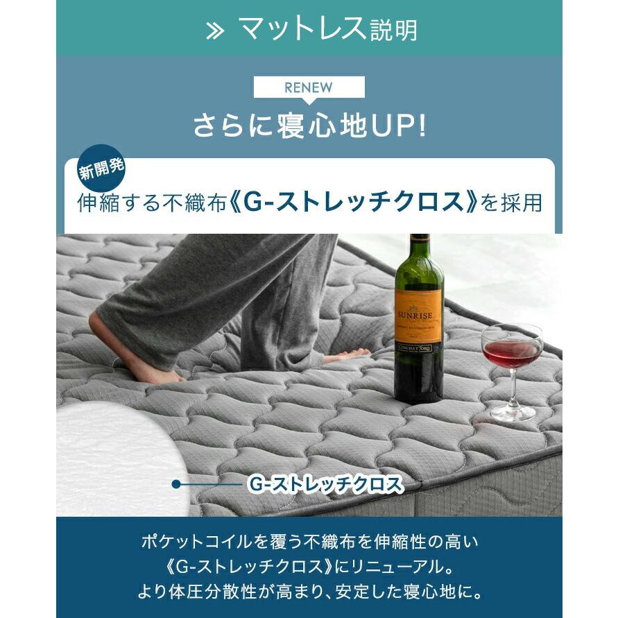 タンスのゲン 19日超お得 ベッド マットレス付き シングル すのこ