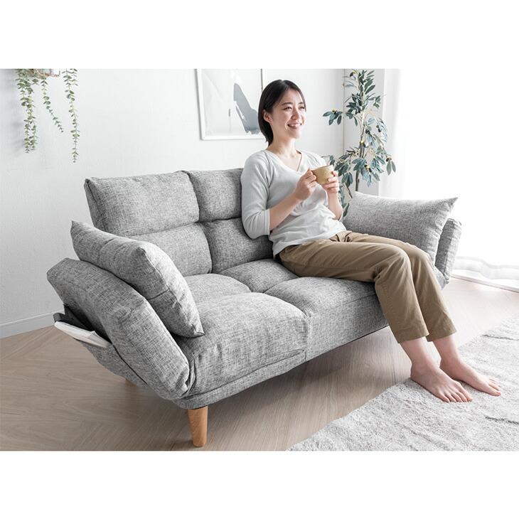 タンスのゲン ソファ ソファー 2人掛け 北欧 おしゃれ 一人掛け