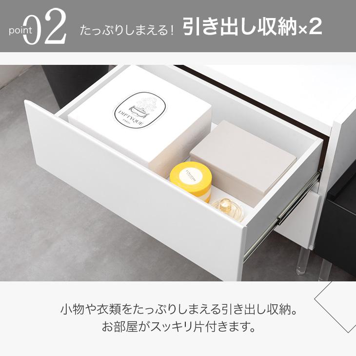 タンスのゲン キャビネット 白 木製 完成品 幅60 おしゃれ 脚付き 北欧